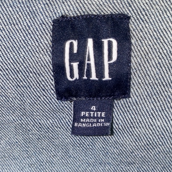 Never Worn - GAP Blue Denim Belted Jumpsuit - Picture 2 of 5